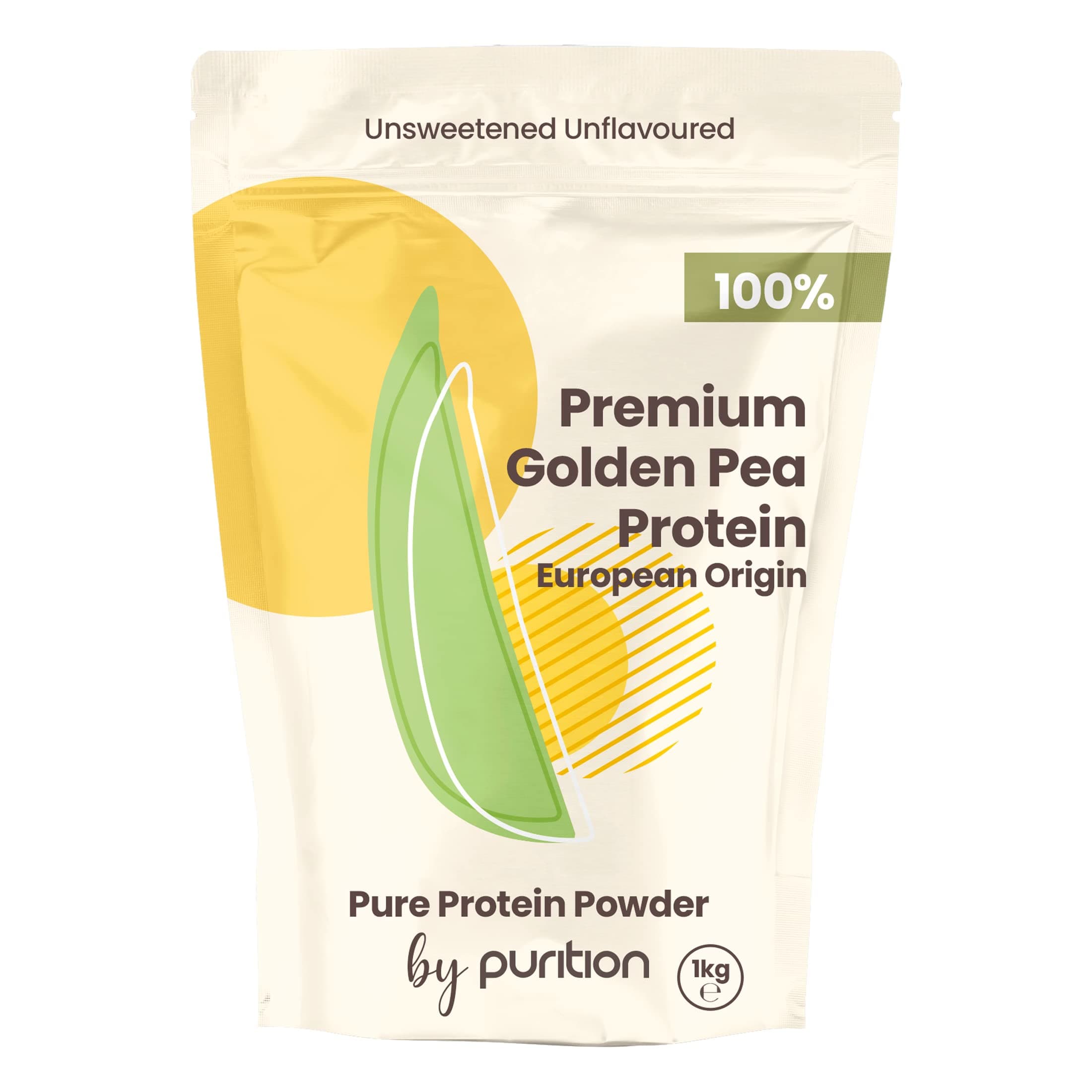Purition Vegan Pea Protein Powder - European Origin, Gluten & Dairy ...