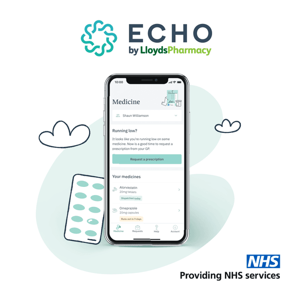 Do you have a repeat prescription? Sign up to test Echo by Lloyd’s ...