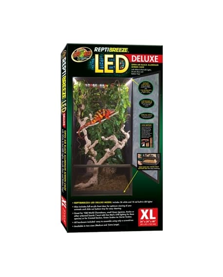 *TERRARIUM REPTIBREEZE LED DELUXE XLG ZOOMED (sur commande)