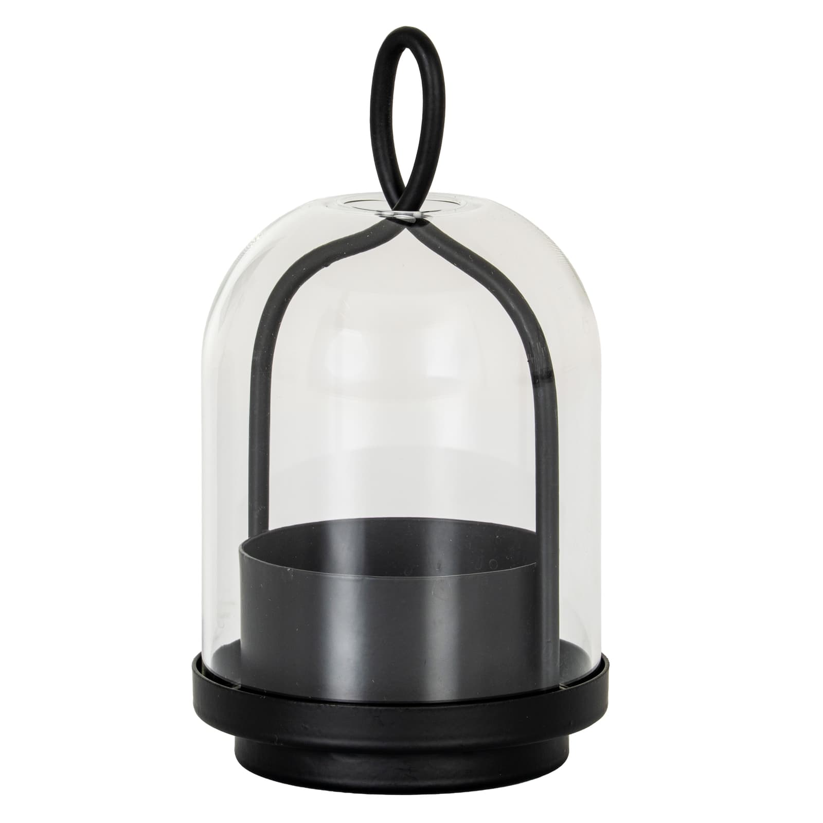 Nyx Large Candle Holder With Glass Cloche | Wholesale by Hill Interiors