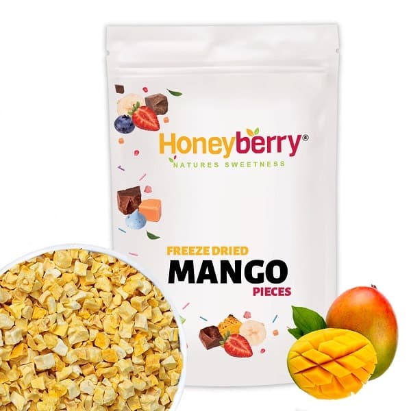 Freeze Dried Mango Pieces - Honeyberry Solutions