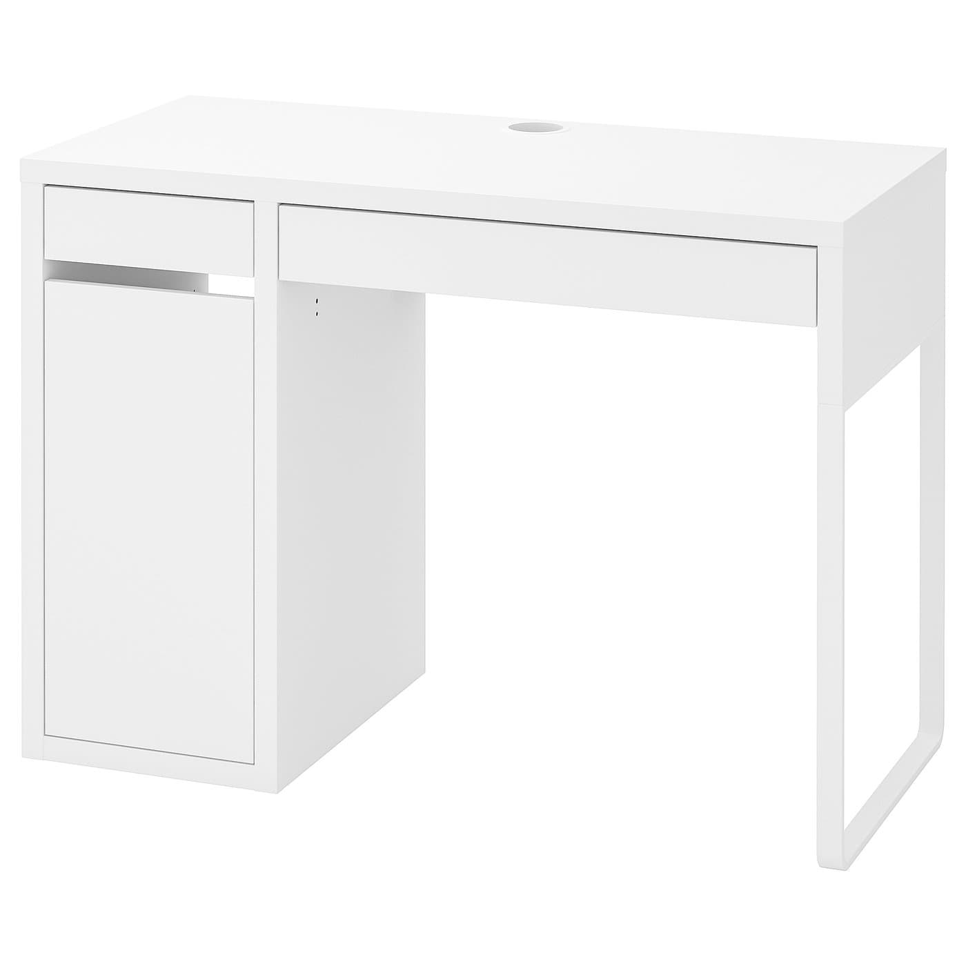 MICKE desk, white, 413/8x195/8" - IKEA