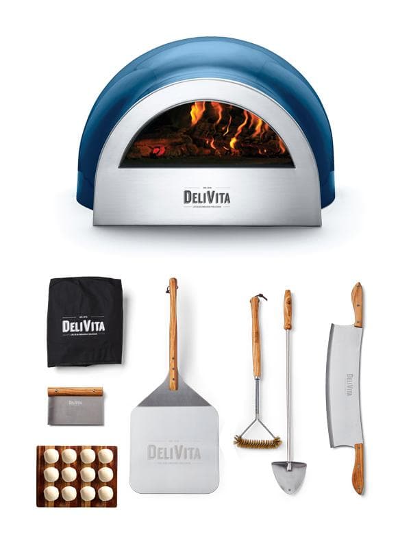 DeliVita Outdoor Traditional Wood-fired Oven - Blue Diamond - Pizzaioli ...