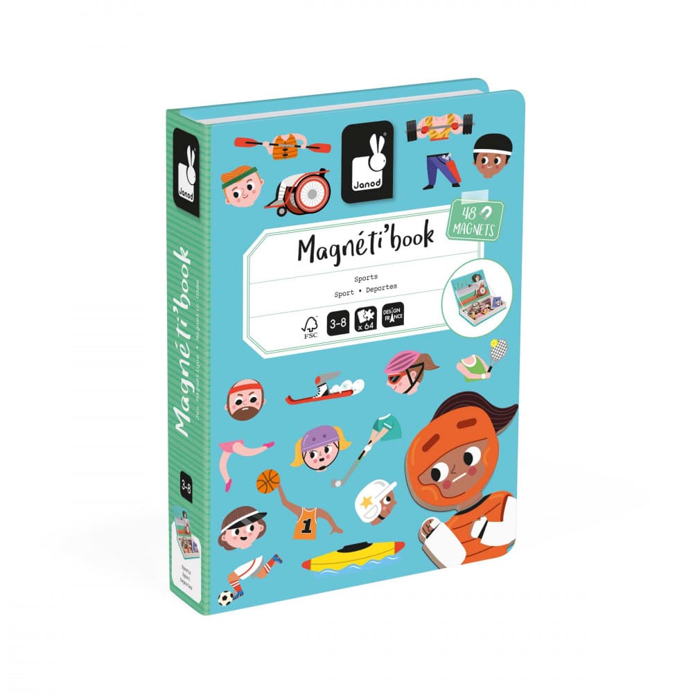 Magnetibook - Sport : Giochi didattici magnetici Janod - J02596 ...