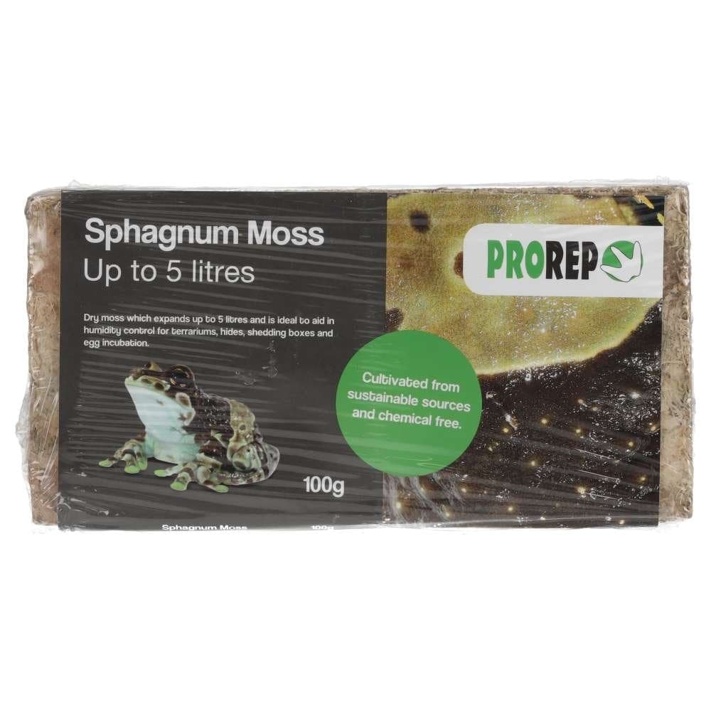 ProRep Sphagnum Moss Brick 100g - Reptiles from Lincs Aquatics UK