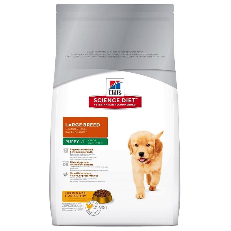 Hill's Science Diet Large Breed Puppy 4kg Chicken Meal & Oats ...