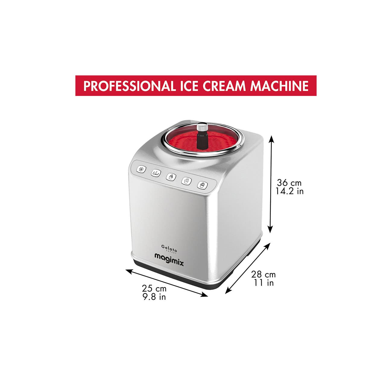 Gelato Expert Magimix - Italian Ice Cream Maker - Gelato, Ice Cream and ...