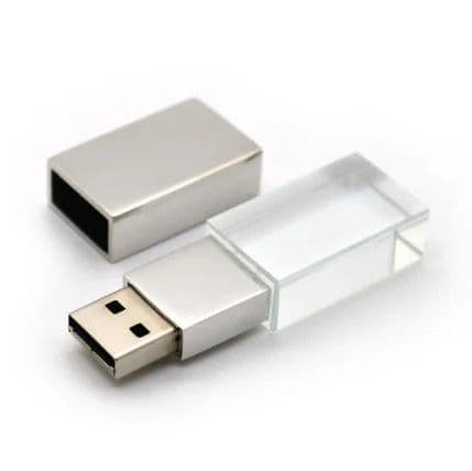 Crystal USB Flash Drive | Custom USB Flash Drives | Custom Printed ...