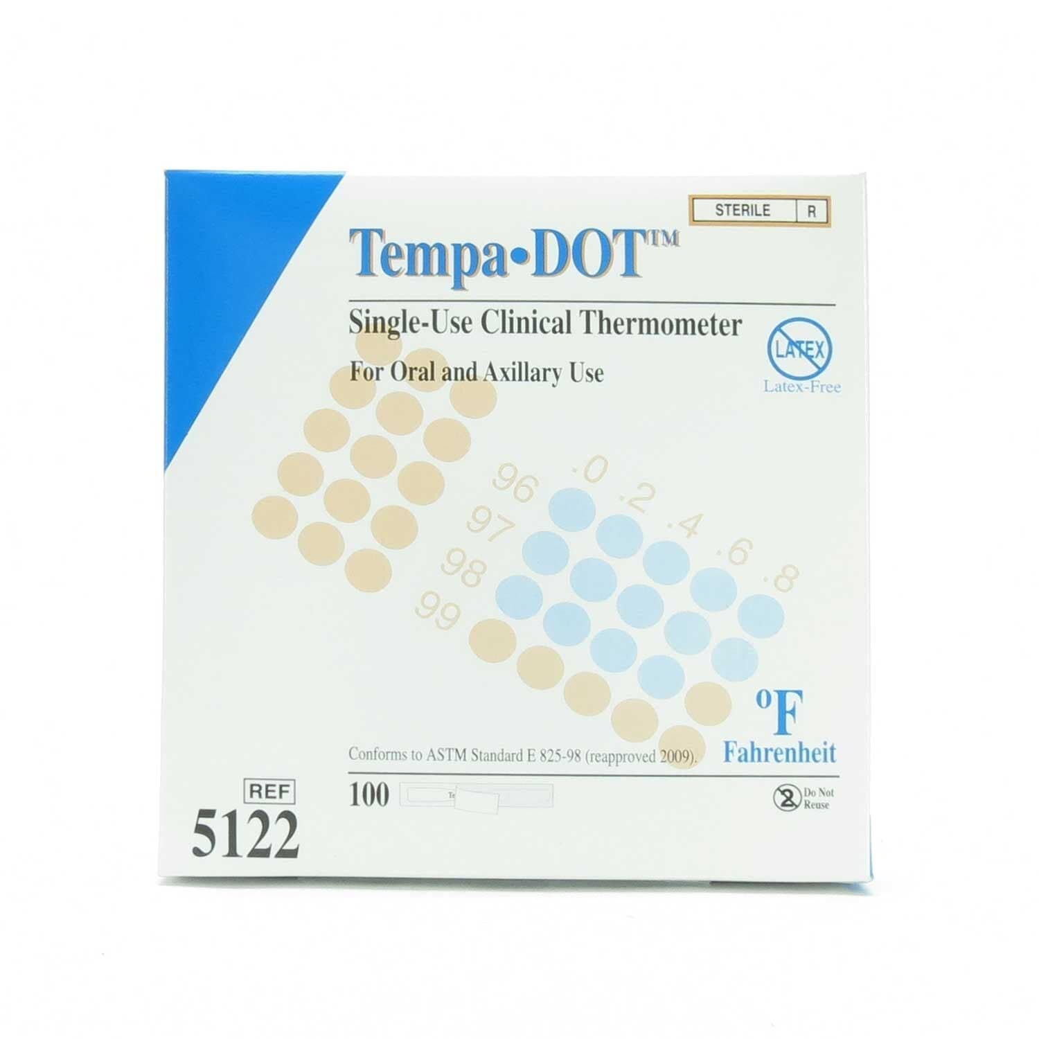 Thermometer, Tempa·DOT™, Disposable, 100/Box | McGuff