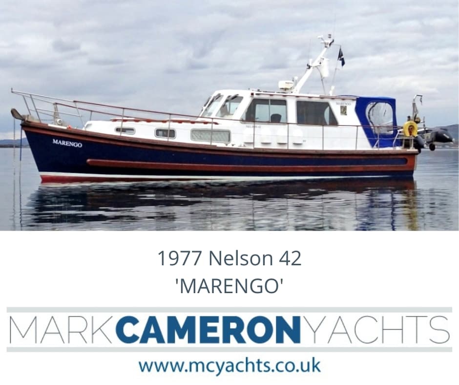 1977 Nelson 42 - MARENGO - SOLD - Mark Cameron Yachts - Specialist Sail ...