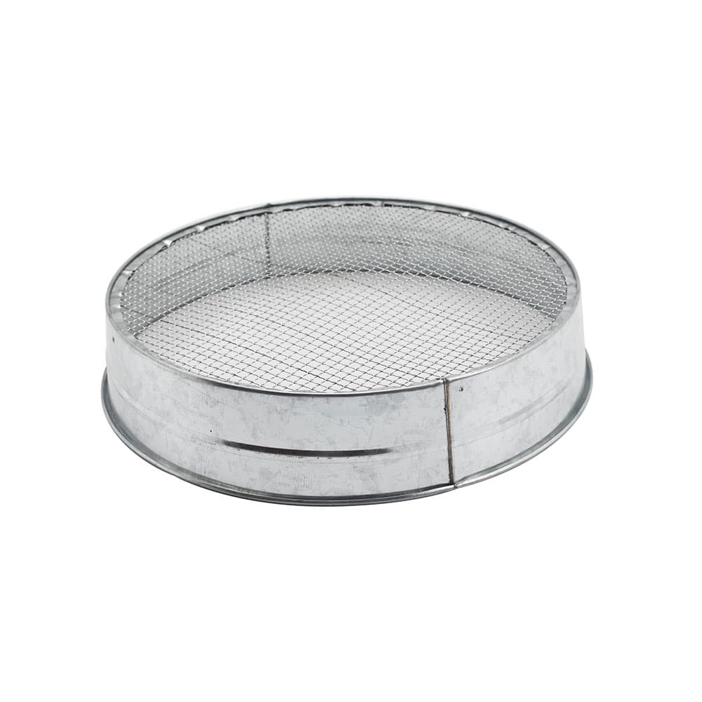 Garden Sieve Galvanized Steel Garden Riddle Fine Mesh Soil Sieve ...