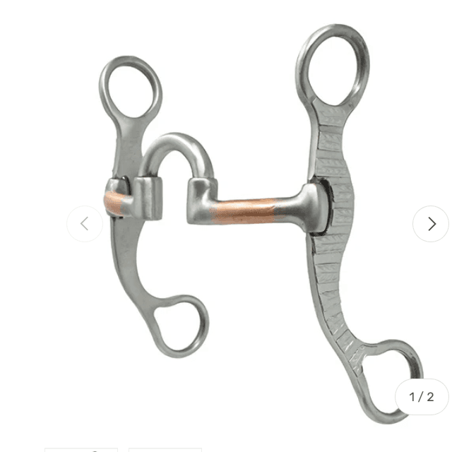 Partrade Cowboy Collection Low Port Correction Bit | Pakenham Western