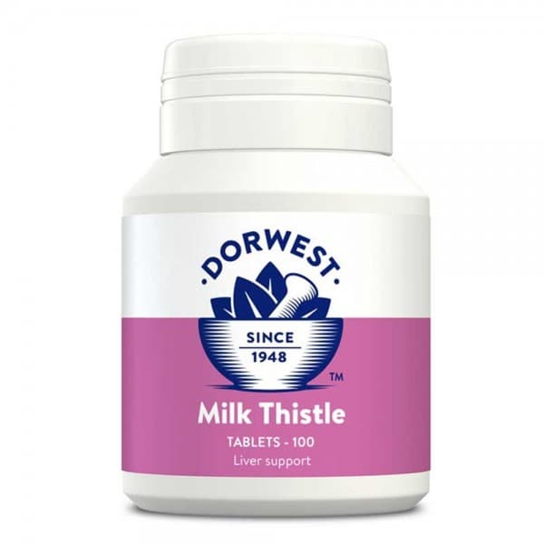 Dorwest - Milk Thistle Tablets for Dogs and Cats 100 Tablets - Paws ...