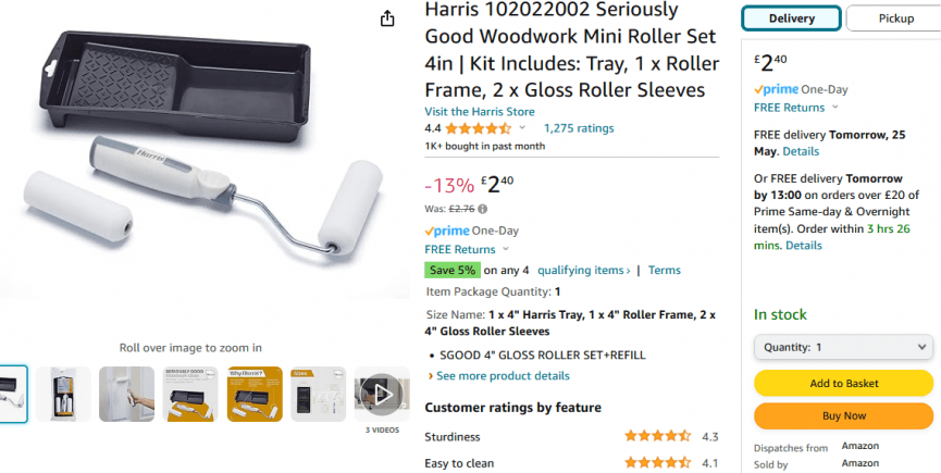 Harris Seriously Good Mini Roller Set