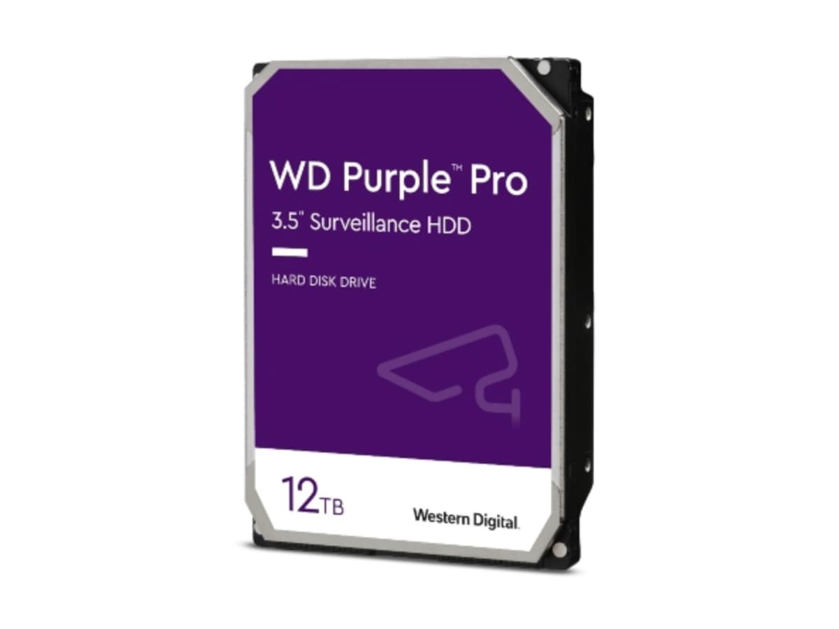 WD Purple, 12TB Surveillance Hard Disk Drive, 5400 RPM Class, SATA 6 Gb ...