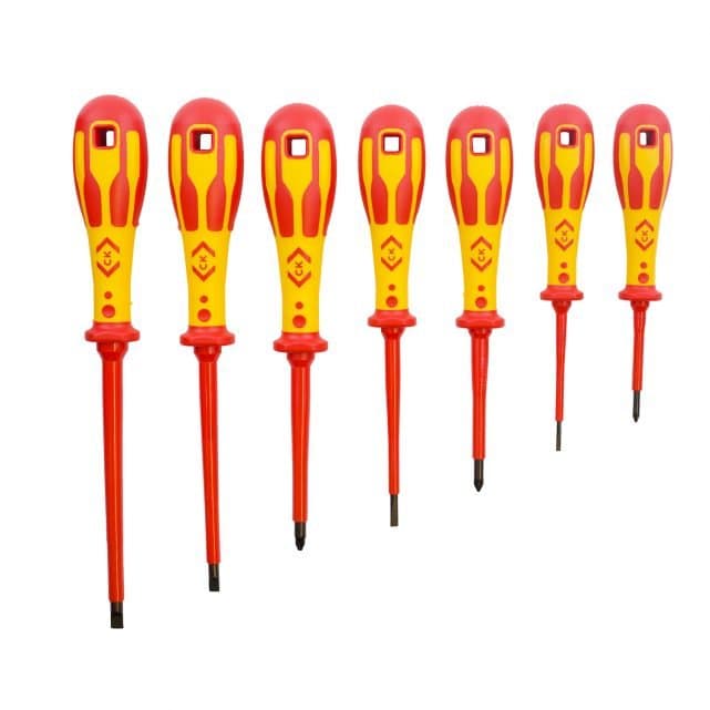 CK T49193D Dextro 7 Piece VDE Insulated Screwdriver Set Slotted/Pozi ...