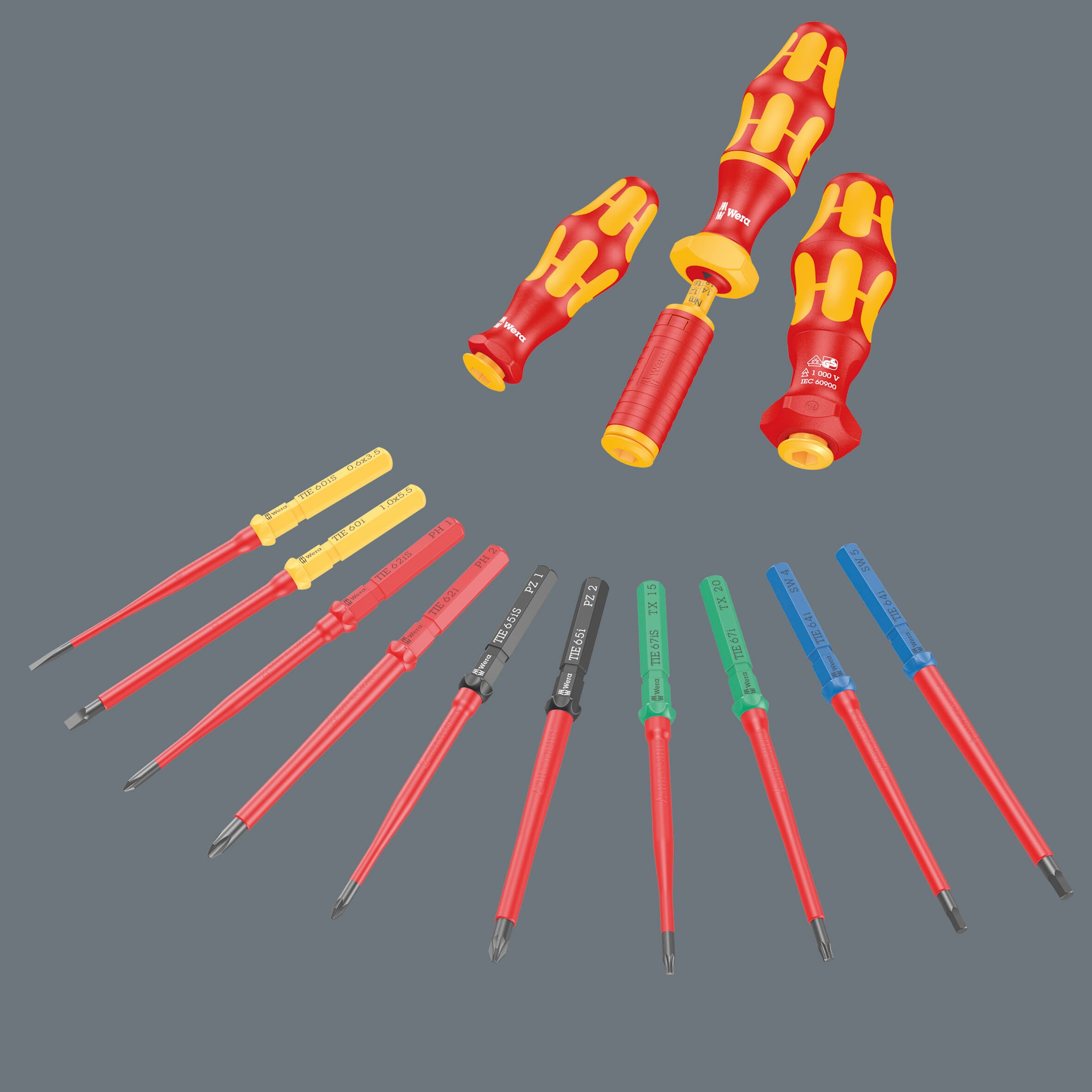 Wera Kraftform Kompakt VDE 60 i ‘Take It Easy’ Slotted Screwdriver ...