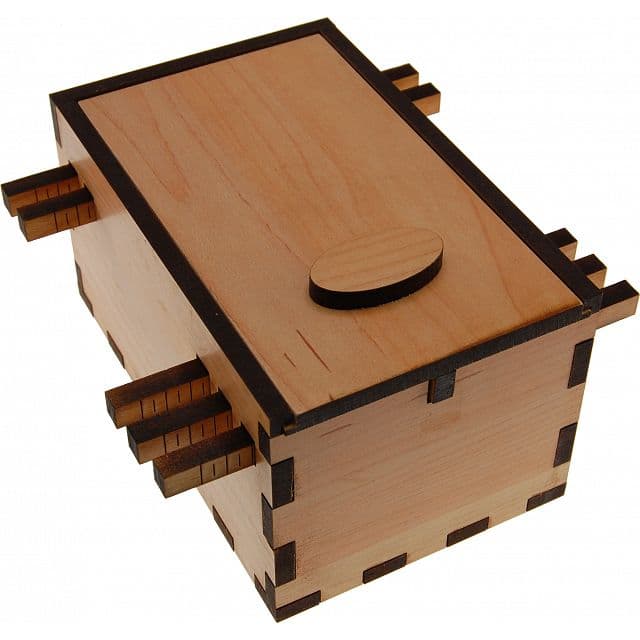 Pueblo Secret Lock Box | Wooden Puzzle Boxes | Puzzle Master Inc