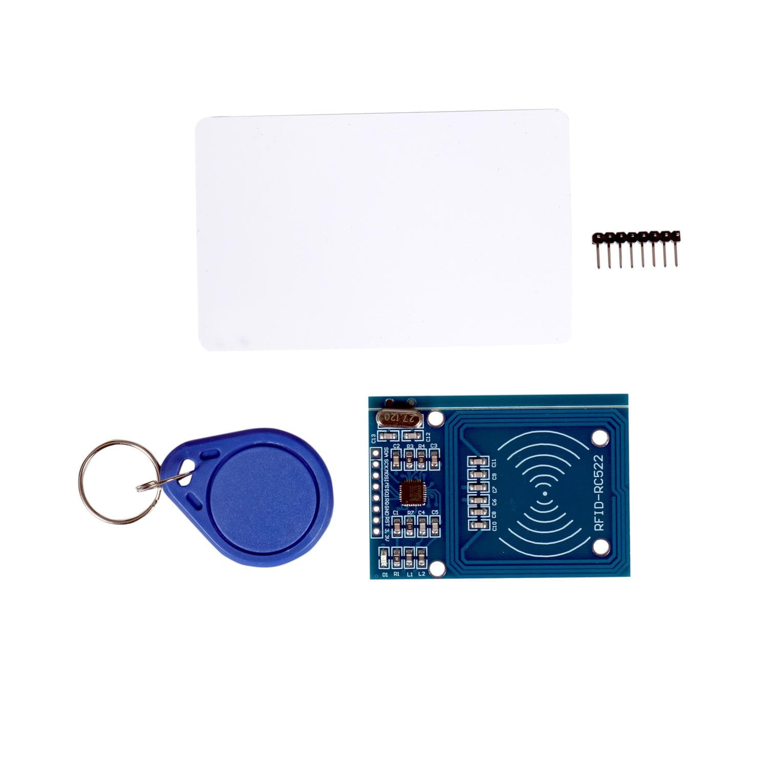 RC522 is a 13.56MHz RFID module based on the MFRC522 controller from ...