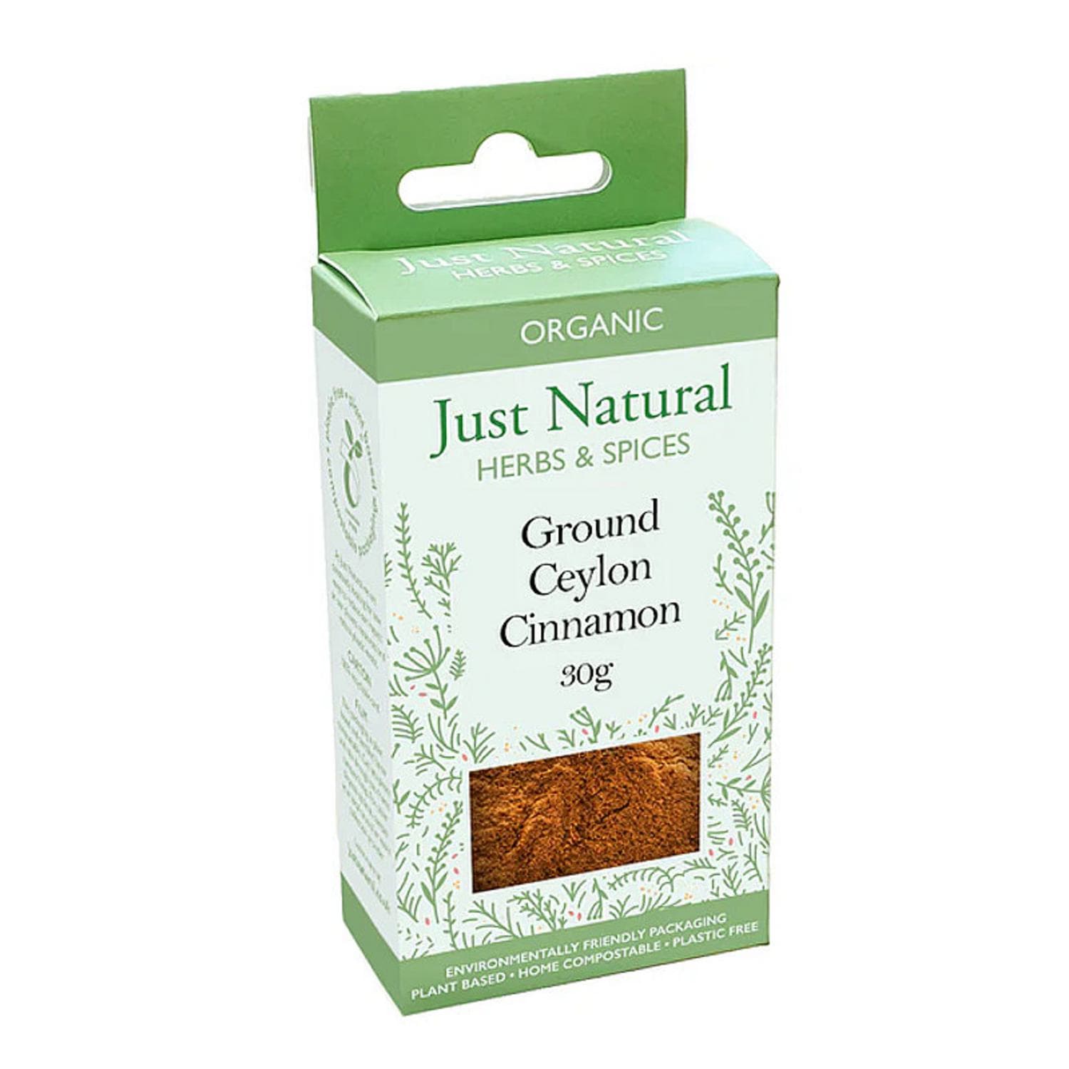 Organic Ground Ceylon Cinnamon in 30g from Just Natural