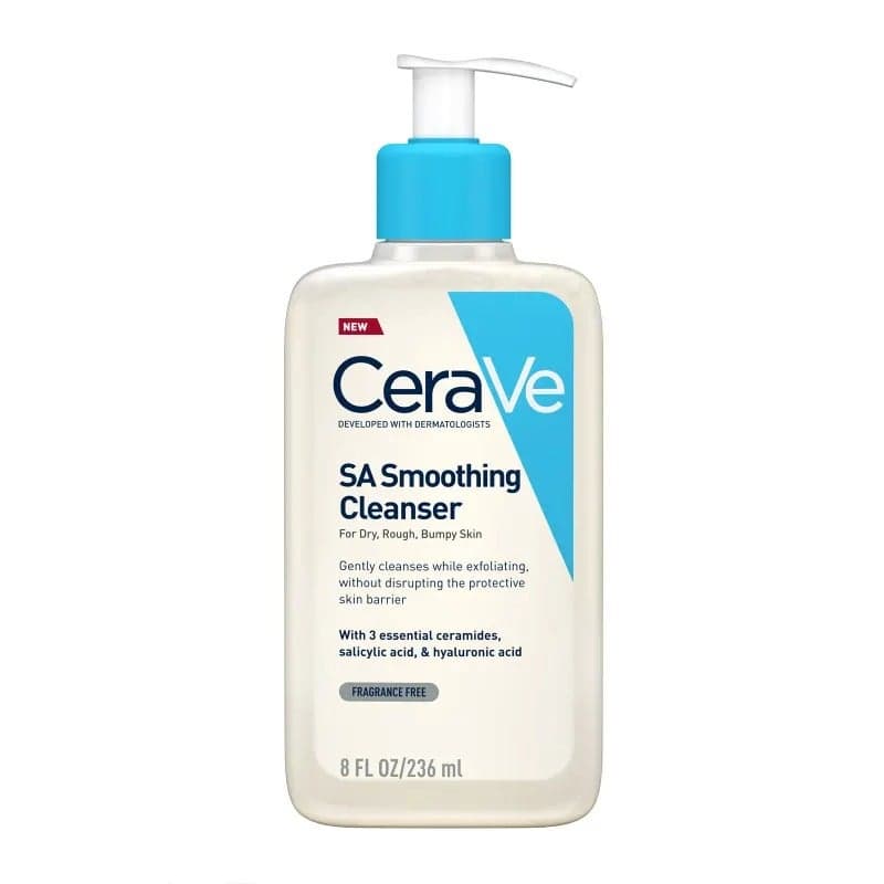 CeraVe + SA Smoothing Cleanser with Salicylic Acid