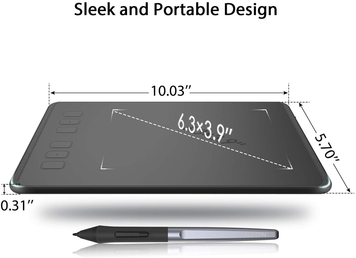 Inspiroy H640P Huion Wireless Graphics Tablet