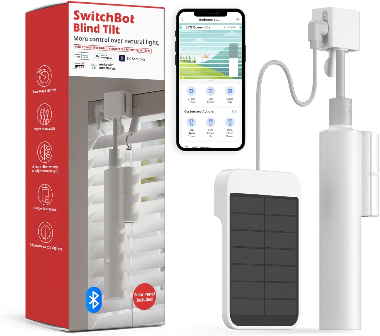 SwitchBot Blind Tilt Motorized Blinds - Smart Home Devices