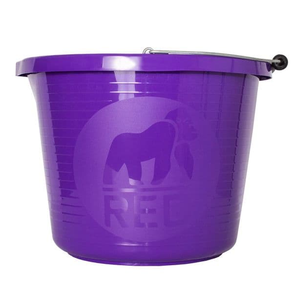 Gorilla Premium Purple Bucket 15 Litre | Tubs, Buckets & Bags | Squire ...