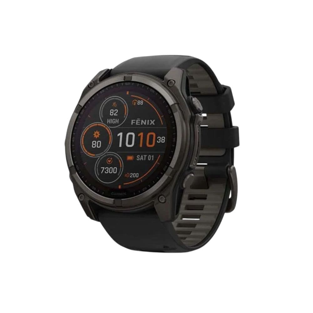Garmin Fenix 8 Solar Advanced Outdoor GPS Smartwatch | Thunder Match