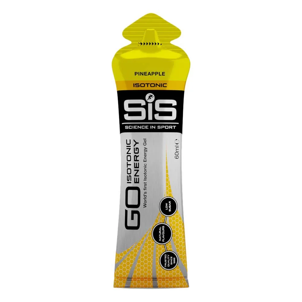 SIS Go isotonic energy gel pineapple 60ml, Clear | Bikeinn