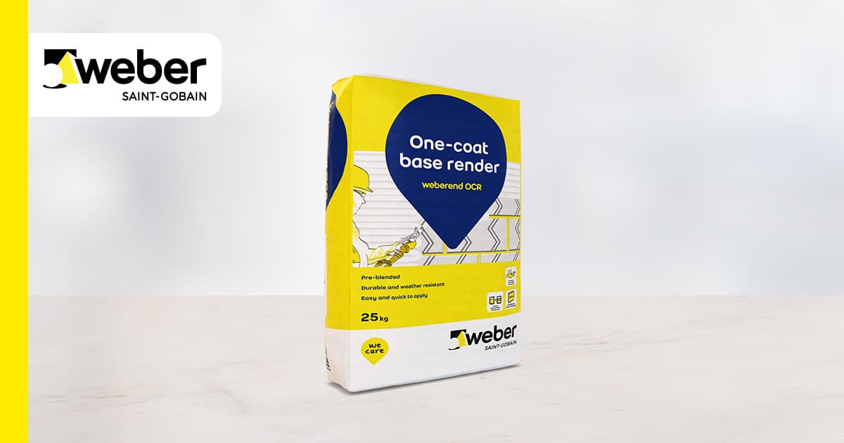 weberend OCR | One coat render | Weber UK