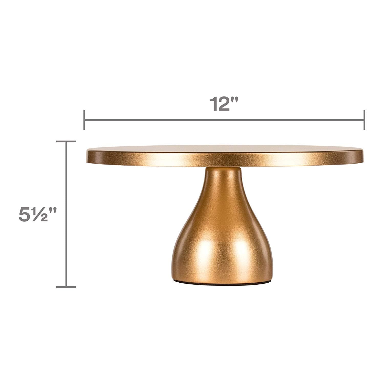 Amalfi Gold Cake Stand - Violet Vintage Rentals