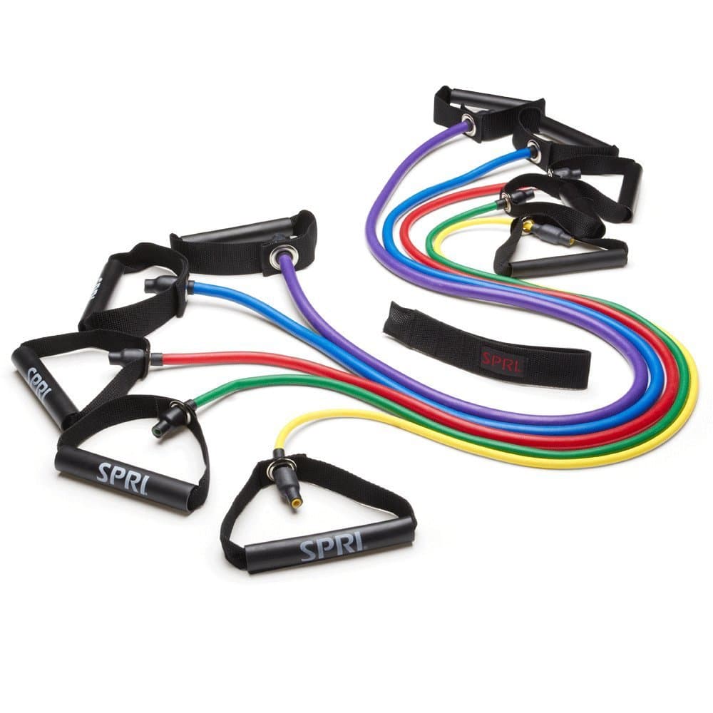 SPRI Xertube Resistance Band Exercise Cord with Door Attachment - WF ...