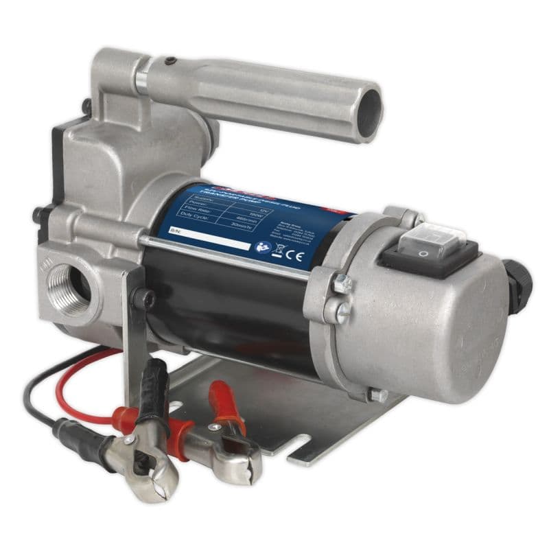 Sealey Diesel/Fluid Transfer Pump Portable 12V - Workplace Stuff UK