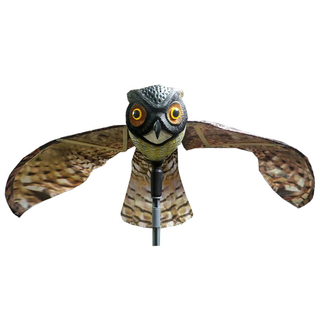 Owl Decoy | Realistic Predator Keeps Birds Away | Bird-X