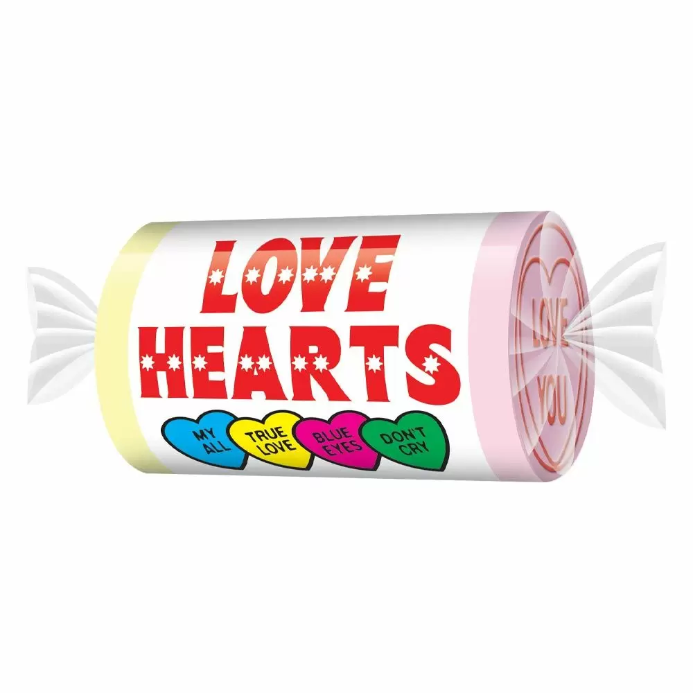 Swizzels Love Hearts Mini Rolls - Candy Sweets