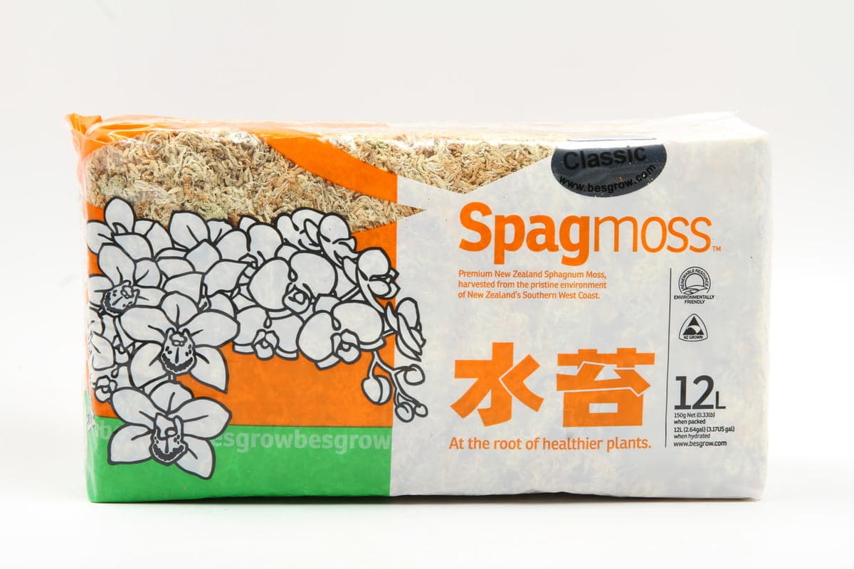 12L 150g Classic Besgrow Spagmoss Premium New Zealand Sphagnum Moss ...