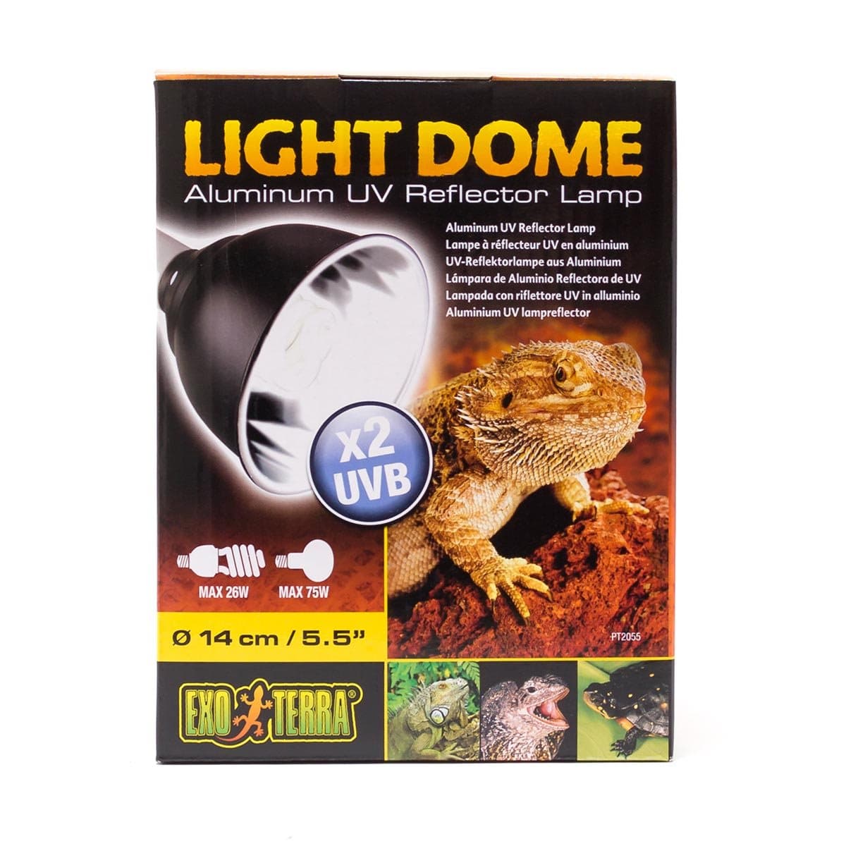 Exo Terra Light Dome 14 cm | För Terrarium | - CyberZoo