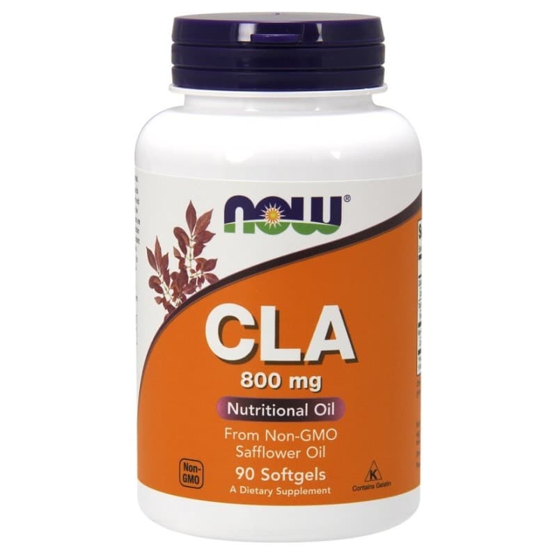 CLA 800mg 90 softgels NOW Foods|4ecoshop
