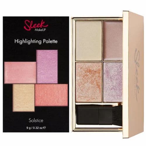 Sleek Makeup Solstice Highlighting Palette Shimmer Powder Cream ...
