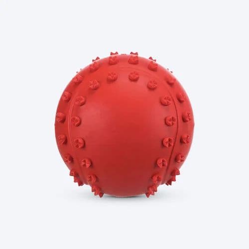 Trixie Natural Rubber Ball Dog Toy - Assorted - Heads Up For Tails at ...
