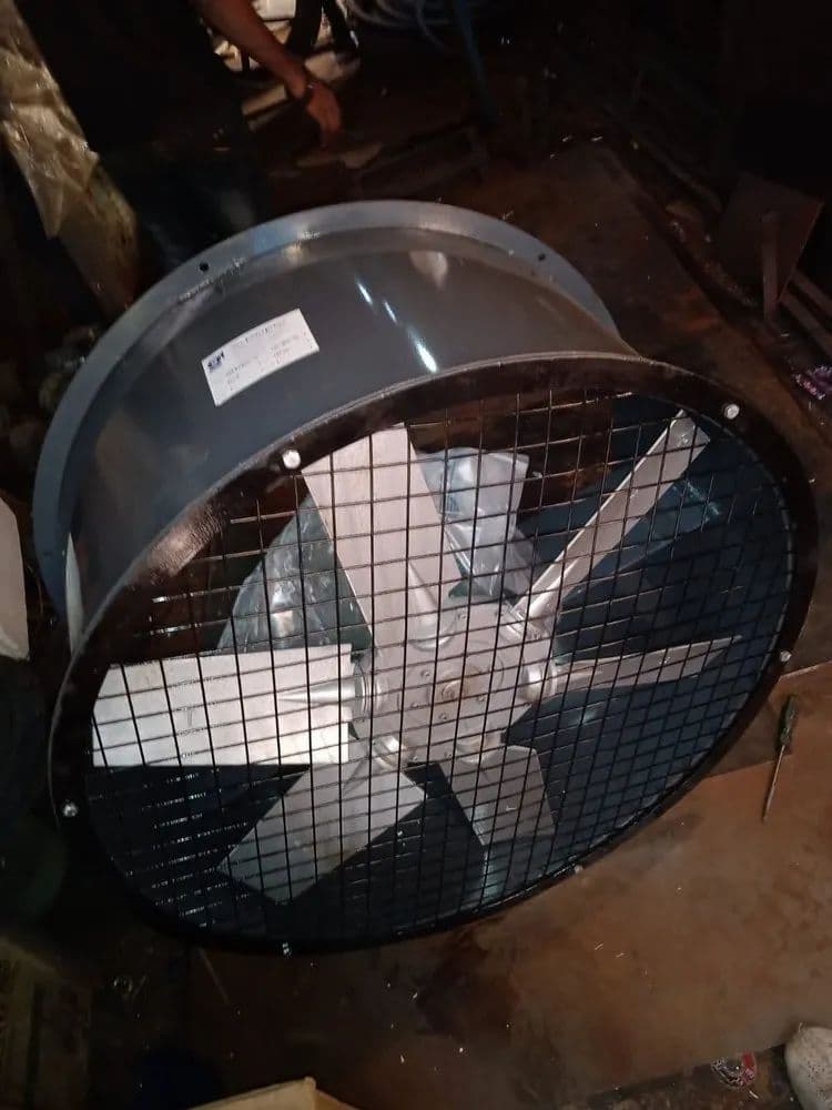 1 HP - 50HP Cast Iron Industrial Tube Axial Exhaust Fans, Model Name ...