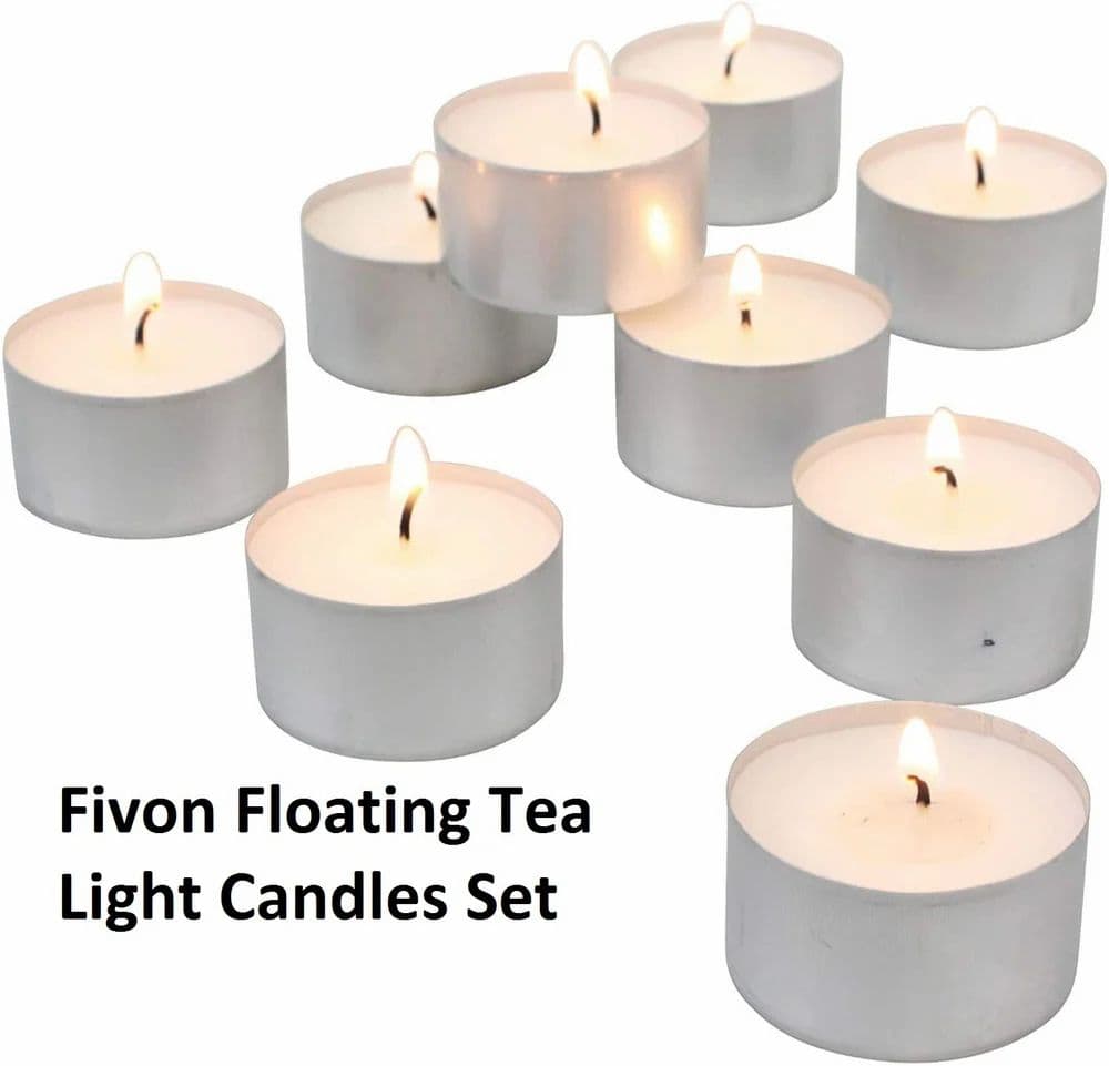 Silver Modern Fivon Floating Tea Light Candles Set at Rs 1499/set in ...