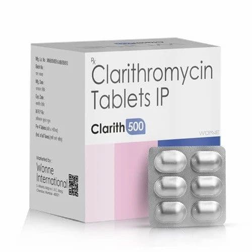 Clarithromycin 500mg Tablets at Rs 2387.00/box in Panchkula | ID ...