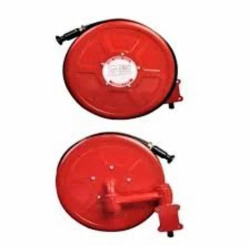 SWINGING TYPE WALL MOUNTED FIRST AID HOSE REEL DRUM, For Fire Safety at ...
