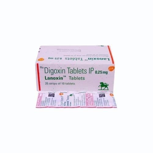 Lanoxin 025mg Digoxin Tablets at ₹ 15/stripe | डिगोक्सिन टैबलेट in ...