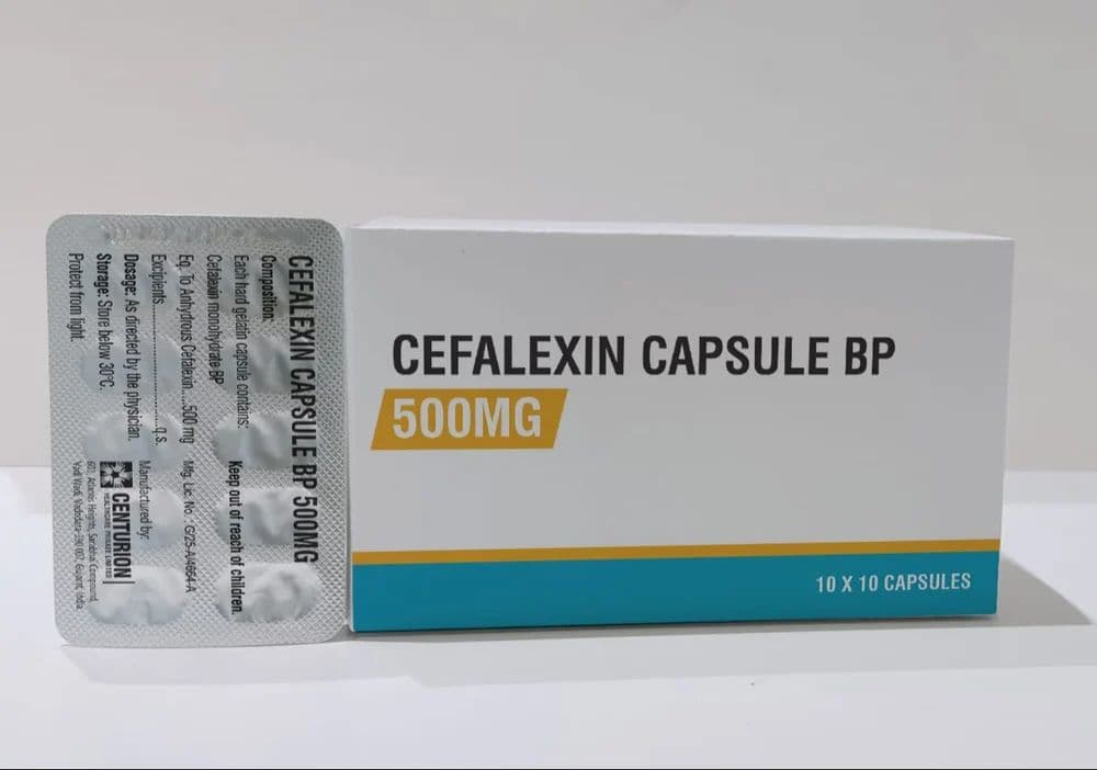 Cefalexin Capsules 500mg, Packaging Size: 1x10 at best price in Vadodara
