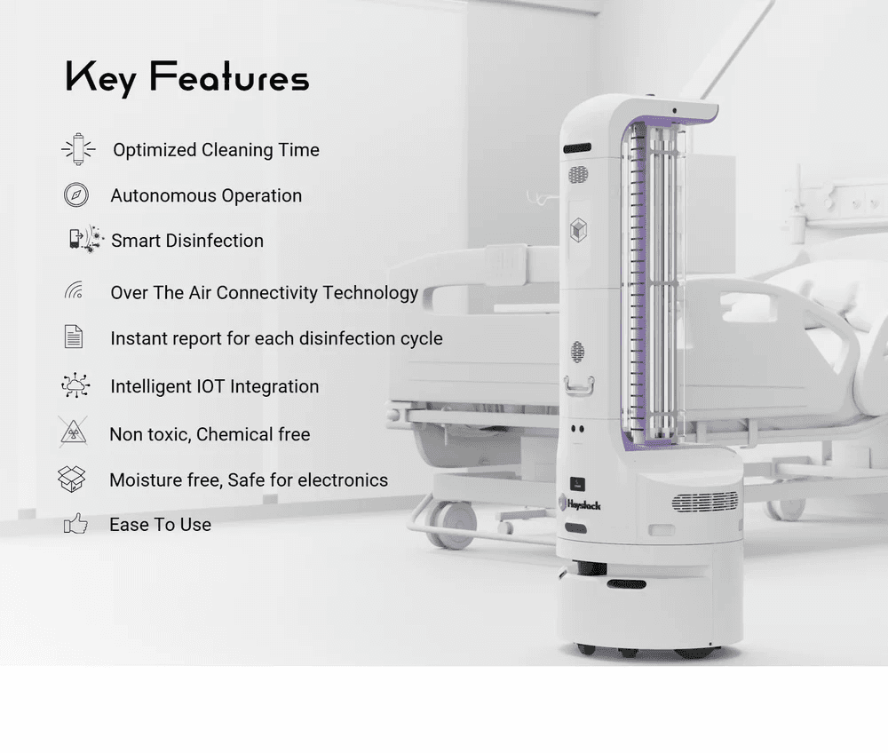 Violet Gen4 UVC Disinfection Robot at ₹ 2200000/piece | Chennai | ID ...