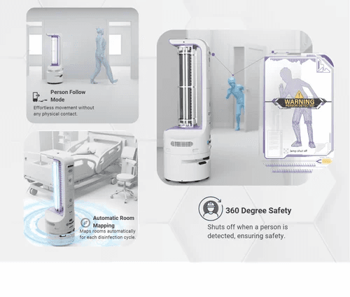 Violet Gen4 UVC Disinfection Robot at ₹ 2200000/piece | Chennai | ID ...
