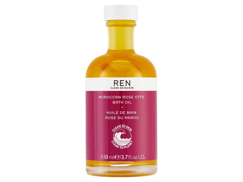 REN Clean Skincare Moroccan Rose Otto Bath Oil | LovelySkin